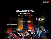 Tablet Screenshot of cbr250r.com.au